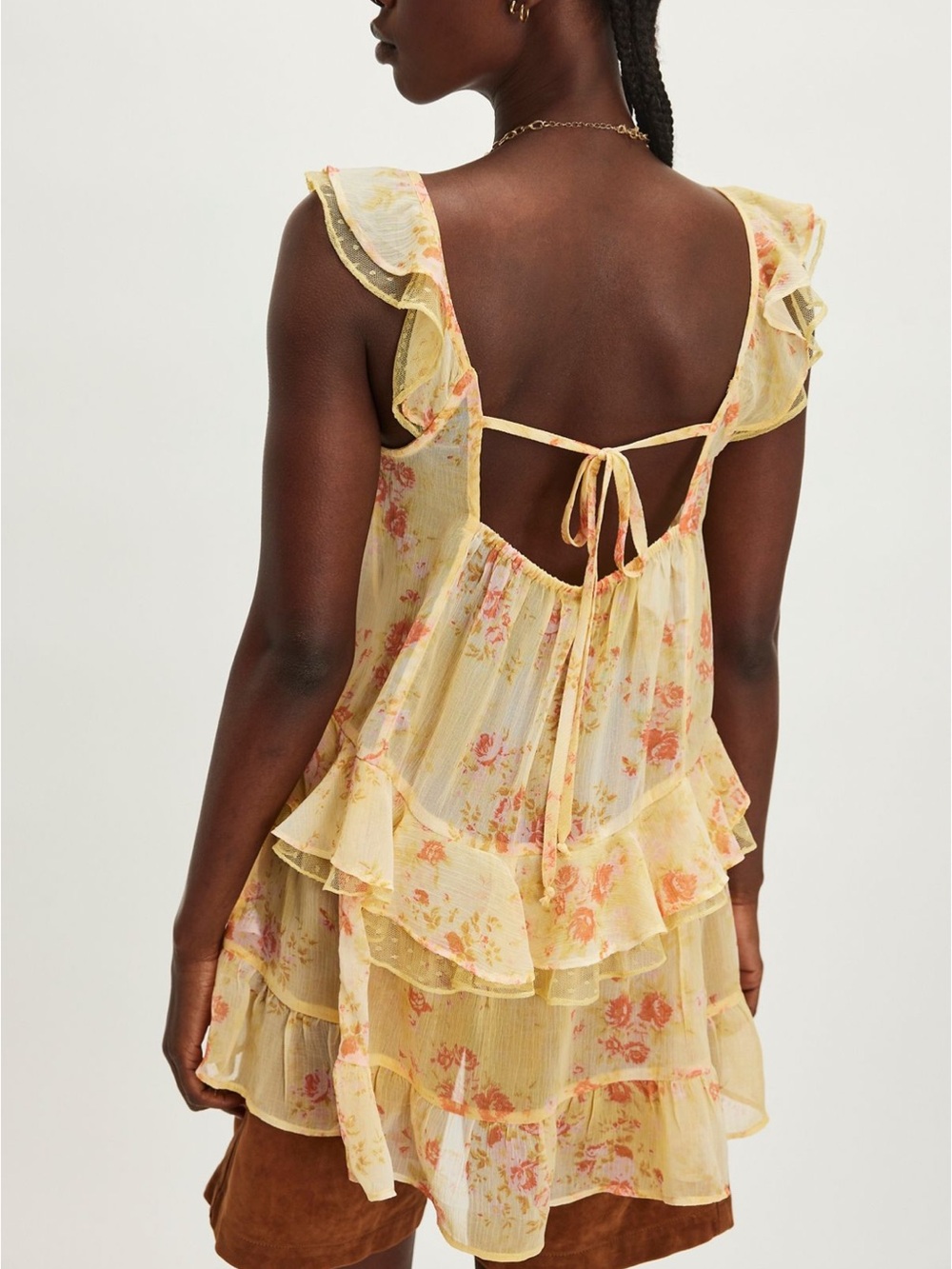 NWOT Free People Fiona Printed Tunic - Picture 3 of 6
